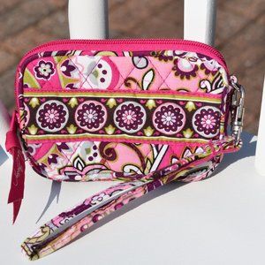 Vera Bradley Small Wristlet - Very Berry Paisley